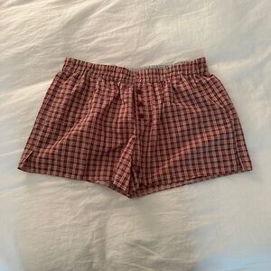 Beverly and Beck plaid shorts